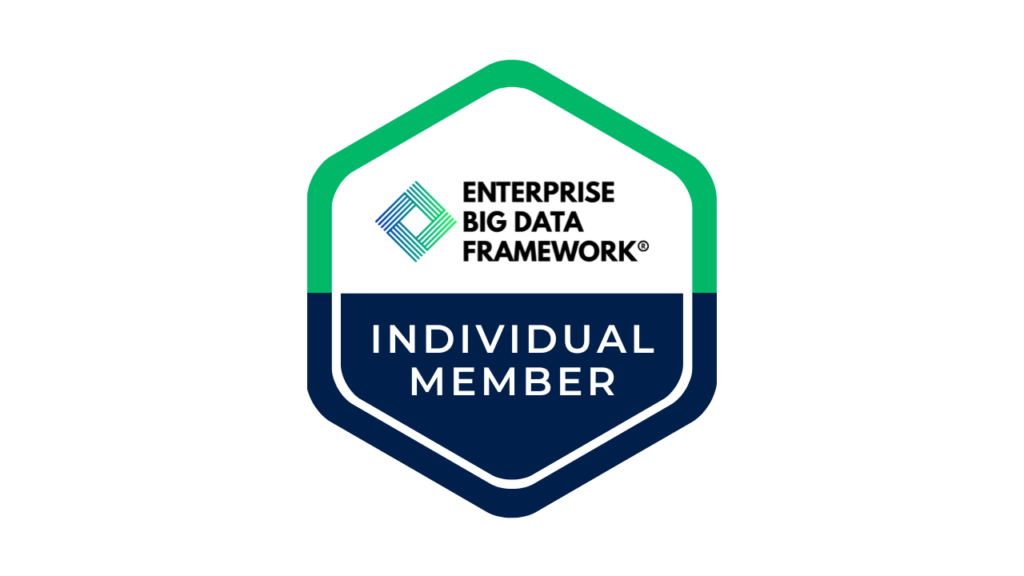 Individual – transparent Enterprise Big Data Framework Alliance - Individual Membership